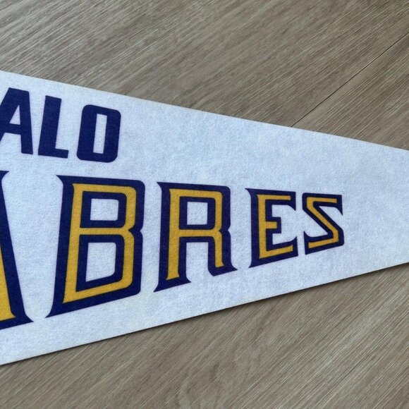 Buffalo Sabres - Vintage NHL Felt Pennant 30" Retro Hockey Merch Memorabilia - Picture 4 of 9